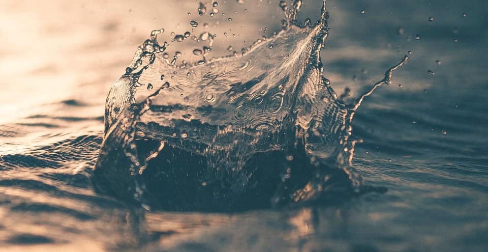 Close-up of a splash of water