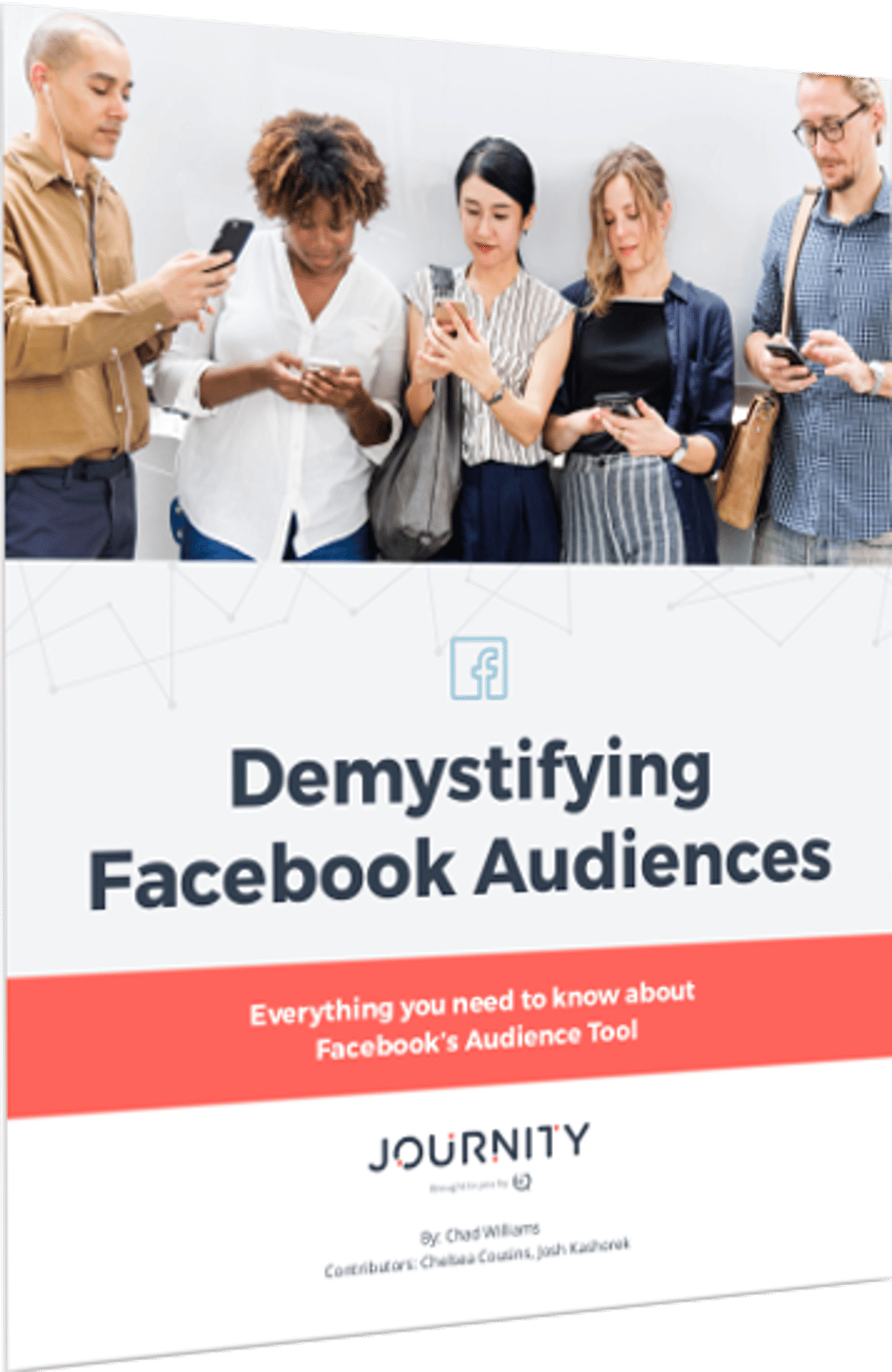 Cover of the Journity guide Demystifying Facebook Audiences: Everything you need to know about Facebook's Audience Tool